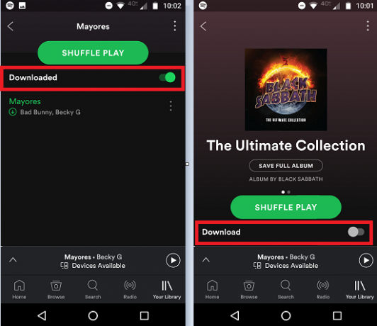 Come scaricare brani Spotify per giocare Download spotify offline