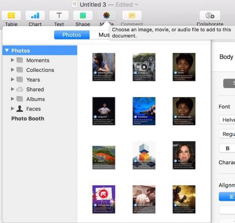 Come creare documenti e modelli di pagine impressionanti su Mac aggiungere contenuti multimediali