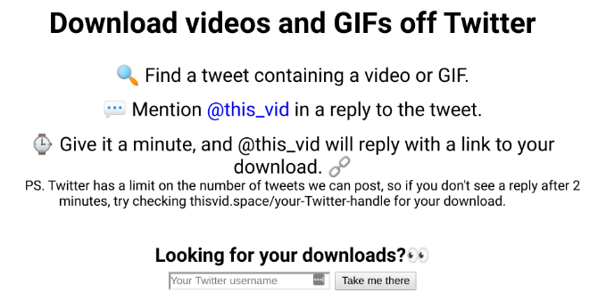 @This_Vid è il modo più semplice per scaricare video su Twitter