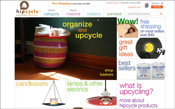 siti web di upcycling