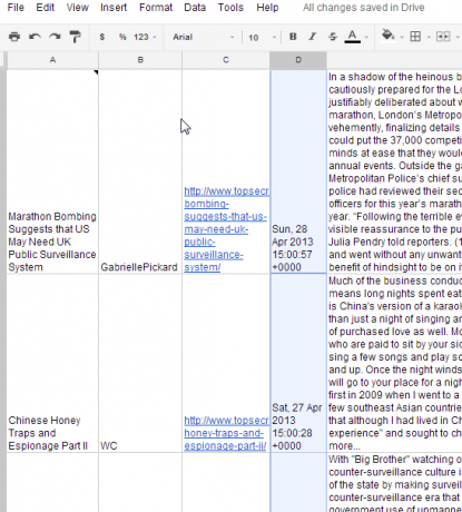 Esegui incredibili talenti con queste utili funzioni di Google Spreadsheetheet googlespreadsheets17