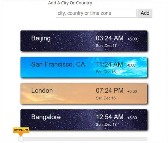 World Clock - Estensione aziendale di Google Chrome