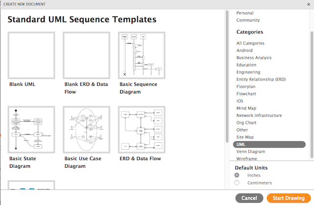 Lucidchart diagrammi