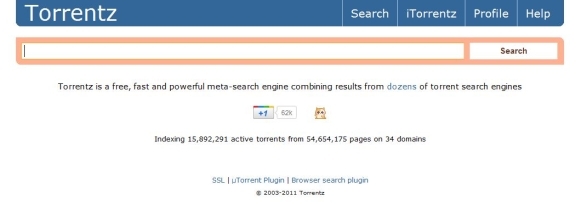 I 10 siti web di condivisione file più grandi in rete proprio ora torrentz