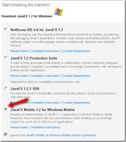 Java per Windows Mobile