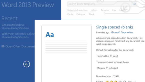 recensione di microsoft word 2013