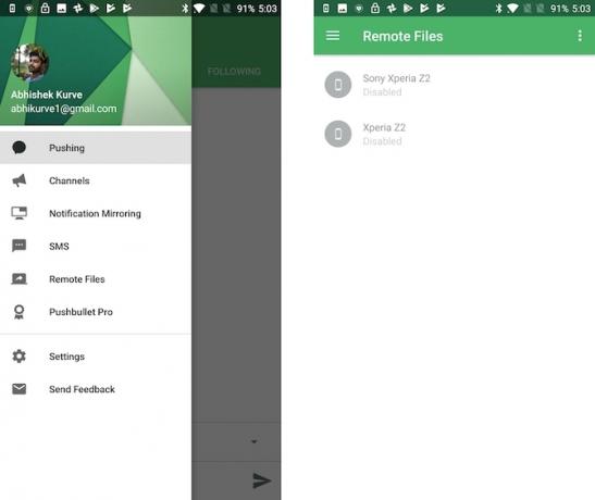 accedere ai file Android da remoto