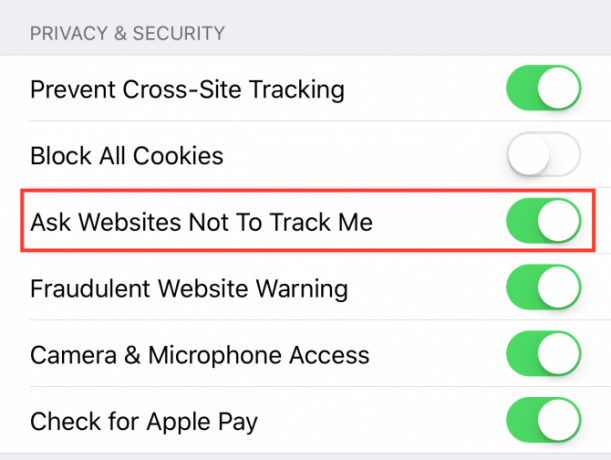 Come disabilitare il monitoraggio degli annunci in Safari su iOS 11 Safari iOS11 e1512086679405