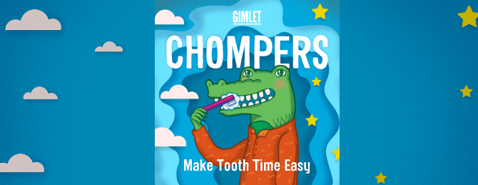 i migliori podcast per bambini - Chompers