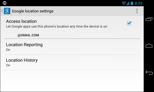 Android-google-access-location