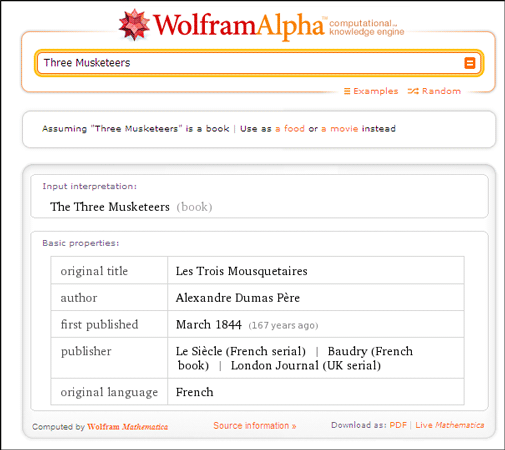 10 fantastici usi di Wolfram Alpha se leggi e scrivi in ​​lingua inglese Wolfram Alpha05