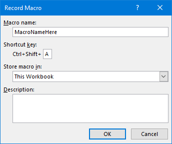 come registrare una macro in Excel 2016