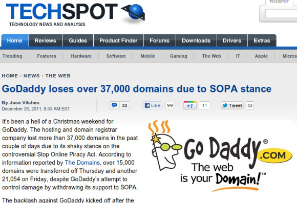 Le 4 più grandi delusioni tecnologiche del 2011 sopa inthenews