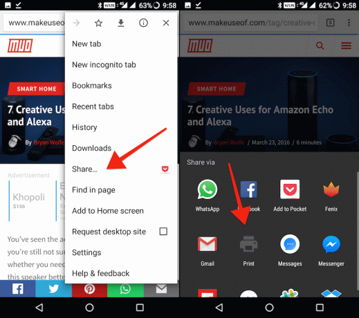 convertire la pagina Web in PDF in Chrome per Android 3