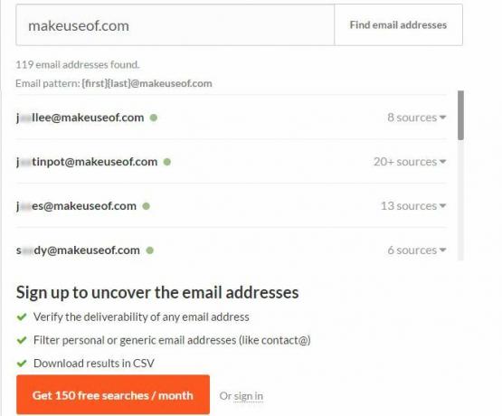 Come trovare l'indirizzo e-mail di qualcuno Indirizzi e-mail di Hunter