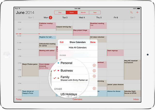 iOS 8 è qui: 10 motivi per installarlo subito Calendario iPad iPad