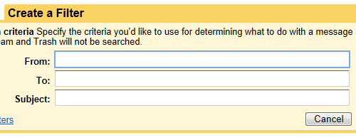 filtri di Gmail