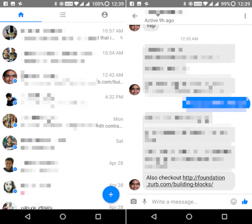 messenger per app Android Lite