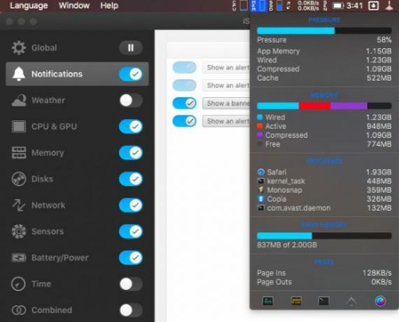 istat-menu-Mac App della barra dei menu