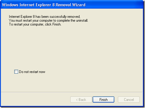 forzare la reinstallazione di Internet Explorer