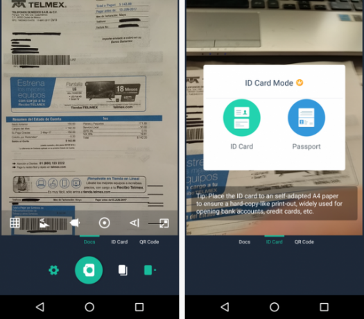 Scansione di documenti sul telefono con CamScanner per Android camscanner line up image 571x500