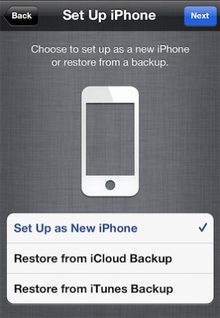 ripristinare iphone dal backup di icloud