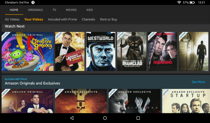 Il tuo manuale non ufficiale di Amazon Fire Tablet per il negozio di video amazonfireguide android