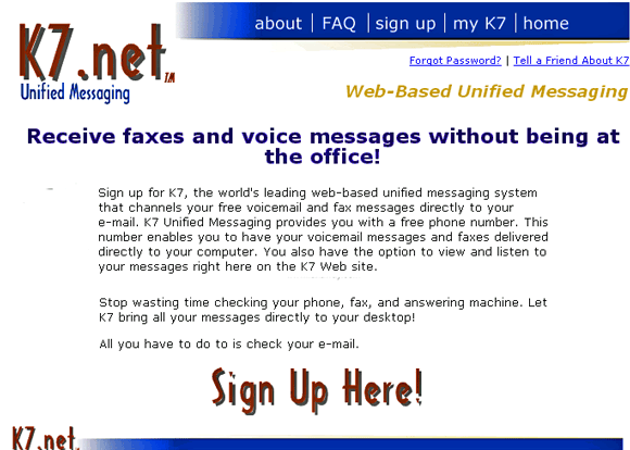 Servizio fax e e-mail gratuito