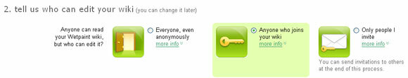 Crea facilmente il tuo sito Wiki con WetPaint wetpaint4