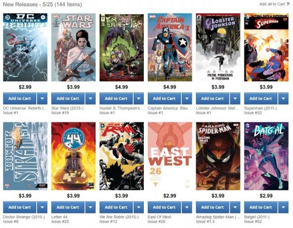 Comixology New Release