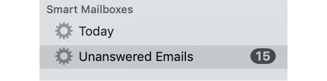 Caselle di posta intelligenti in Mac Mail