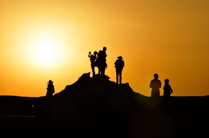 Sunset Silhouette Photo