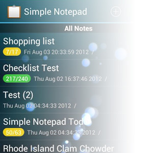 Note semplici e sicure Prendere appunti con Simple Notepad [Android 2.2+] semplice introduzione di notepad