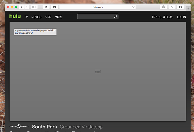 clicktoplugin-Hulu-flash-only