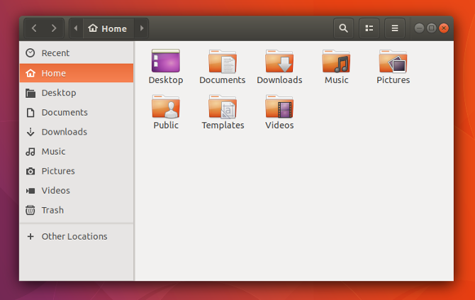 file ubuntu gnome unity