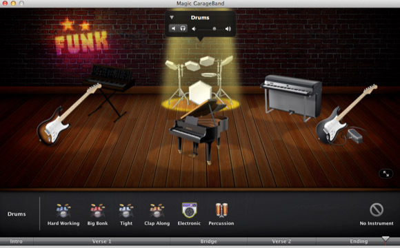 recensione magica di garageband