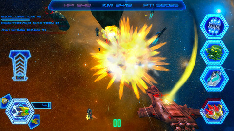 Star Splitter 3D: sparare cose nello spazio e missioni complete [iOS] star splitter1