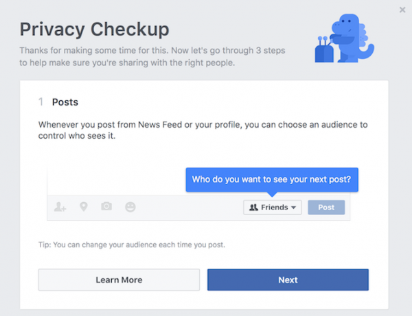 La guida completa alla privacy di Facebook Post sul controllo della privacy di Facebook