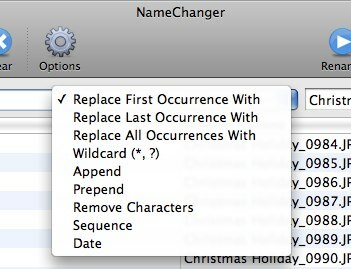 Batch Rinomina facilmente i tuoi file - Stile Mac (solo Mac) 02 scelte di regole