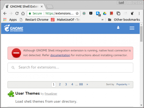 Messaggio di connettore host nativo non installato in Chrome