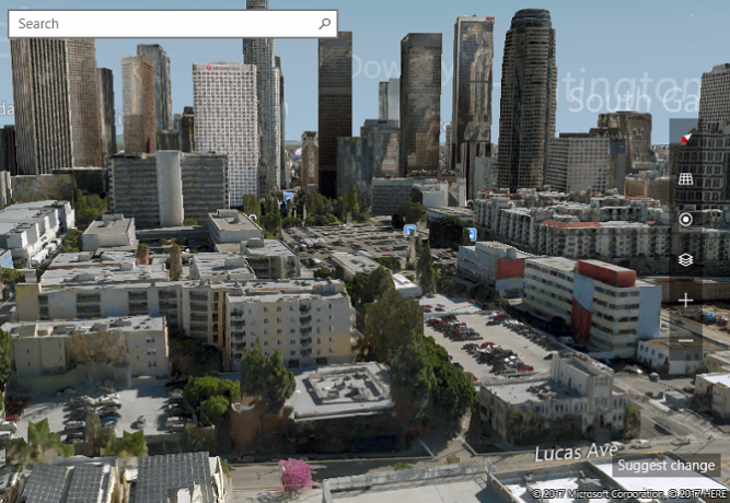 Windows Maps vs. Google Maps: 7 funzionalità Windows fa meglio microsoft maps 3d city 670x462