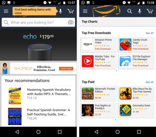 2 marketplace online alternativi per app Android appstore home android 571x500