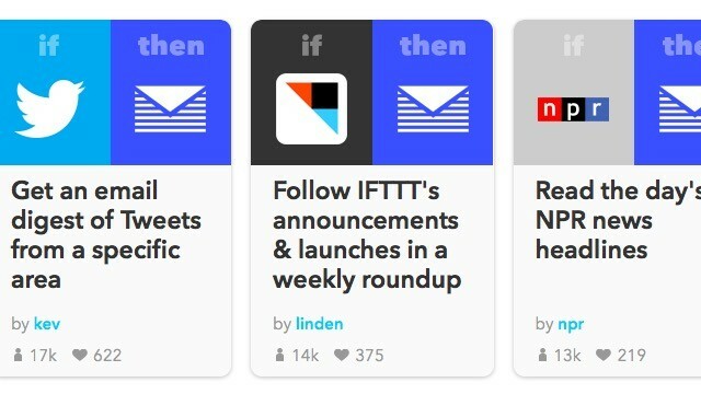 ifttt-mail digerire