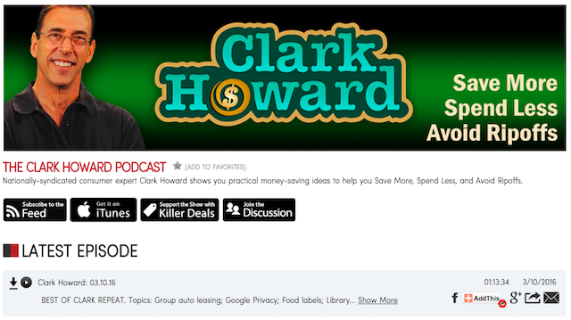 best-finanziari-tips-Podcast-Clark-Howard