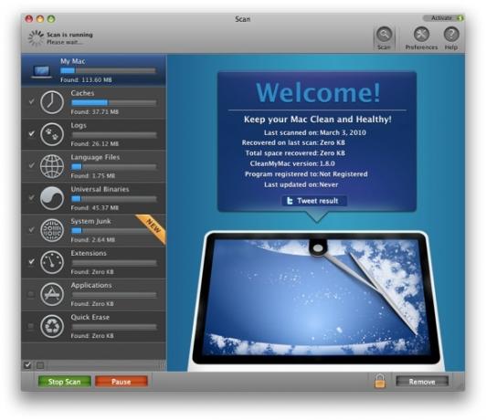 Pulisci il tuo Mac e dagli nuova vita con CleanMyMac [Giveaway] Scan