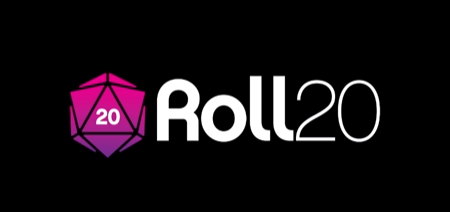 Gioca a Paper and Pencil D&D online con amici lontani con app gratuite roll 20 logo