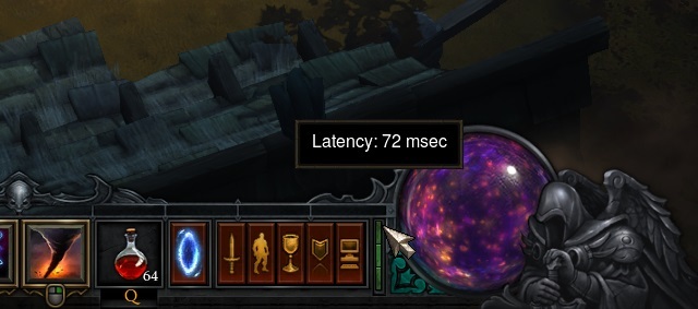 ping del misuratore di latenza diablo 3