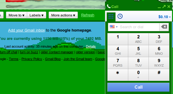 telefonate gmail