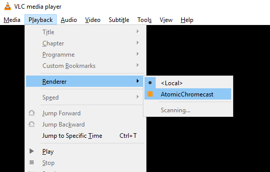 VLC chromecast