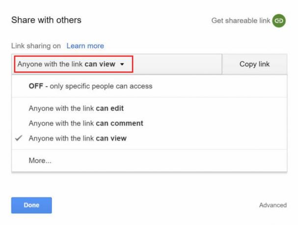 Come vedere chi ha accesso ai file di Google Drive Disattiva la condivisione e1524003302649